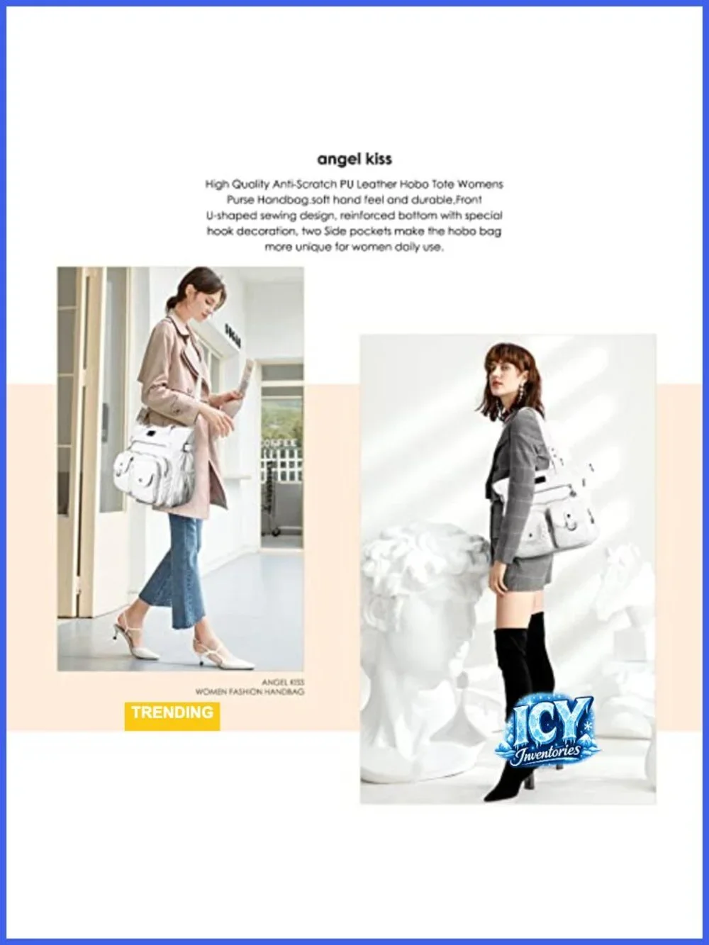 Large Hobo Bag for Women Soft PU Leather Shoulder Bag Crossbody Purse